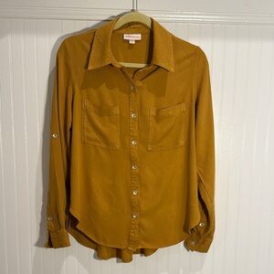 Knox Rose Mustard Button-Up Shirt